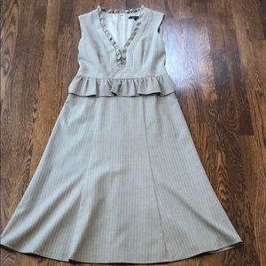 Karen Millen pinstriped a line dress